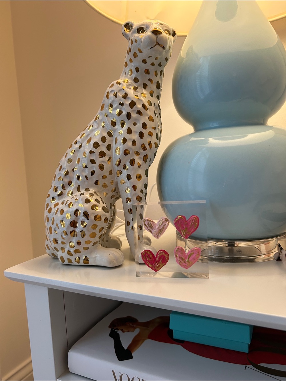 Pink & Red Heart room decor sign